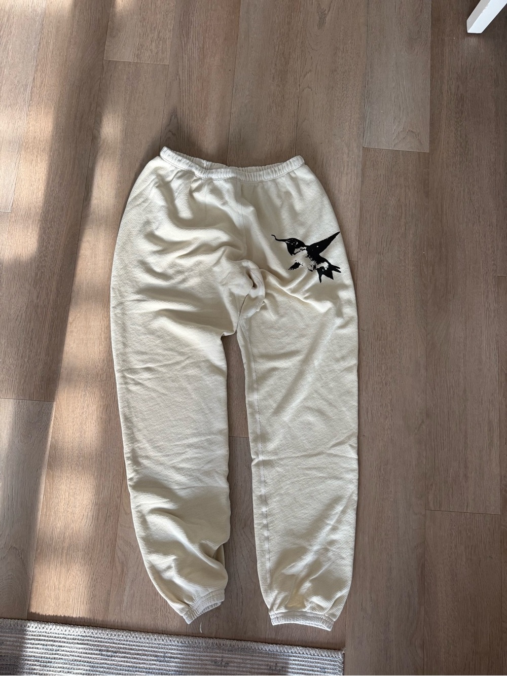 freecity Cream Sweatpants sparrow hummingbird